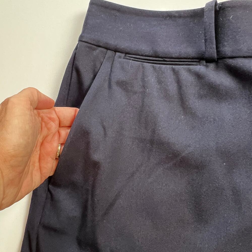 Lauren Ralph Lauren Navy Blue Dress Pants Womens NWT Wide Leg Trouser Size 14 - Picture 8 of 11
